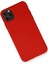 iPhone 11 Pro Max Kılıf Nano Içi Kadife Silikon - Kırmızı 2