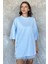 Yan Çıtçıtlı Oversize Tişört ( S-M-L-Xl Uyumludur) P-00010234 1