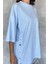 Yan Çıtçıtlı Oversize Tişört ( S-M-L-Xl Uyumludur) P-00010234 4