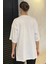 Kadın Bisiklet Yaka Yan Yırtmaç Detaylı Salaş T-Shirt P-00003411 3
