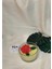 Tropikal Meyve Kokulu Cam Kasede Yılbaşı Çiçeği Mum 8cm x 4cm 3