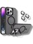 Apple Iphone 15 Pro Uyumlu Mat Serisi Standlı Kapak Magsafe Kılıf +Lens Koruma . 3