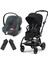 Eezy S Twist+2 (Magic Black) + Eezy Twist Adaptör + Cybex Aton B2 Isize (Steel Grey) 1