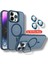 Apple Iphone 15 Pro Max Uyumlu Mat Serisi Standlı Kapak Magsafe Kılıf +Lens Koruma . 1