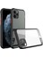 iPhone 11 Pro Kılıf Miami Şeffaf Silikon - Siyah 1