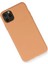 iPhone 11 Pro Max Kılıf Nano Içi Kadife Silikon - Mat Turuncu 2