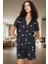 Rahat ve Şık Pamuklu Pijama Takımı Kalpli Desen 2 Parça Yaz Mevsimi Kullanım 3