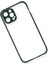 iPhone 12 Pro Max Kılıf Miami Şeffaf Silikon - Koyu Yeşil 2
