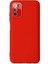 Samsung Galaxy A03S Kılıf Lansman Glass Kapak - Kırmızı 1