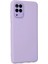 Samsung Galaxy A22 Kılıf Lansman Glass Kapak - Lila 2