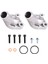2 Set V-Twin Alüminyum Termostat Çıkış Kapağı Can-Am 800 1000 Outlander Renegade 420222690 420222691 (Yurt Dışından) 1