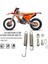 Motosiklet Ayaklık Cıvataları Yayları Yan Ayaklık Cıvataları Yayları Ktm Exc 125 250 300 400 450 525 1998-2007 (Yurt Dışından) 4