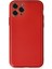 iPhone 11 Pro Max Kılıf Coco Deri Silikon Kapak - Kırmızı 1