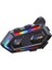 Ipx6 Su Geçirmez 1000 Mah Rgb LED Efektli Intercom Motosiklet Kask Kulaklığı NTR-102 1
