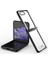 Samsung Galaxy Z Flip 3 Kılıf Fold Element Kapak - Siyah 1