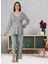 Dvina Effortt Lohusa Pijama Takımı Gri - 3052 1