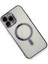 iPhone 13 Pro Max Kılıf Magneticsafe Lazer Silikon - Mor 3