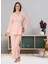 Dvina Effortt Lohusa Pijama Takımı Somon - 3052 1