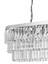 Linsa 70x30 Cm'lik Kristal Cam Taşlı Yemek Masası Üstü Lüks Avize - (gümüş Yaldız) 4