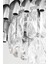 Palmira 75x35 Cm'lik 3 Katlı Prizma Kesim Kristal Taşlı Lüks Avize 6'lı - (gümüş-yaldız) 6