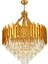 Sima 60 Cm'lik Kristal Cam Taşlı Lüks Avize - (sarı Yaldız) 3