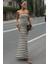Maura Desenli Straplez Elbise 2770 M-Multi̇ 4