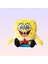 Sünger Bob Kare Pantolon Figürlü Omuz Peluşu 14 cm 1