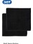 Siyah Sporcu Antreman Havlusu Microfiber Gym Fitness Boks Tenis Spor Havlusu 48x90cm 8