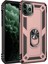 iPhone 11 Pro Max Kılıf Sofya Yüzüklü Silikon Kapak - Rose - ASBTC7651-2811 1