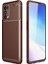Oppo Reno 5 Kılıf Auto Focus Karbon Kapak - Kahverengi - ASBTC4265-4738 1