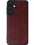 Samsung Galaxy A55 5g Kılıf Aras Deri Kapak - Bordo - ASBTC9759-1761 1