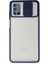 Samsung Galaxy M51 Kılıf Palm Buzlu Kamera Sürgülü Silikon - Lacivert - ASBTC4636-8963 1
