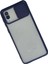 Samsung Galaxy A02 Kılıf Palm Buzlu Kamera Sürgülü Silikon - Lacivert - ASBTC1661-7539 2