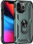 iPhone 13 Pro Kılıf Sofya Yüzüklü Silikon Kapak - Yeşil - ASBTC7831-6505 1