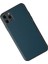 iPhone 11 Pro Max Kılıf Coco Deri Silikon Kapak - Mavi 2