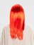Bfs Kırmızı Renk Uzun Düz Parti Peruğu 1