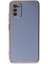 Samsung Galaxy A03S Kılıf Volet Silikon - Mavi 2