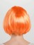 Bfs turuncu Renk Küt Parti Peruğu Kısa Takma Saç 1