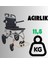 Tekerlekli Sandalye Katlanır Ergonomik Yeni Nesil Yüksek Kalite Hasta Transfer Sandalyesi 7