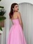 Fedra Midi Elbise Pembe-S 1