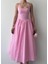Fedra Midi Elbise Pembe-S 2
