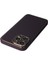 iPhone 13 Pro Kılıf Coco Deri Silikon Kapak - Derin Mor - ASBTC1462-9305 3