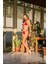 25115-2 Bağcıklı Lycra Kumaş Küçük Üçgen Bikini 3