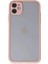 iPhone 11 Kılıf Montreal Silikon Kapak - Pembe 1
