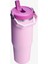 Kişiselleştirilebilir The Iceflow Flip Straw Pipetli Termos Bardak 0,89 Lt Pembe Özel Isimli 3