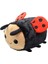 Gülümseme Yüz ve Kırmızı Kanatlar Ladybird Peluş Yumuşak Oyuncak Yastığı ile Sevimli Lady Bug Dolgulu Hayvan (Yurt Dışından) 1