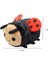 Gülümseme Yüz ve Kırmızı Kanatlar Ladybird Peluş Yumuşak Oyuncak Yastığı ile Sevimli Lady Bug Dolgulu Hayvan (Yurt Dışından) 3
