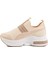 Bej Anorak Taşlı Kadın Sneaker 702307 Z 2