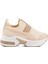 Bej Anorak Taşlı Kadın Sneaker 702307 Z 1