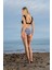 25151-1 Fermuarlı Omuzdan Askılı Yüksek Bel Lycra Kumaş Bikini 3